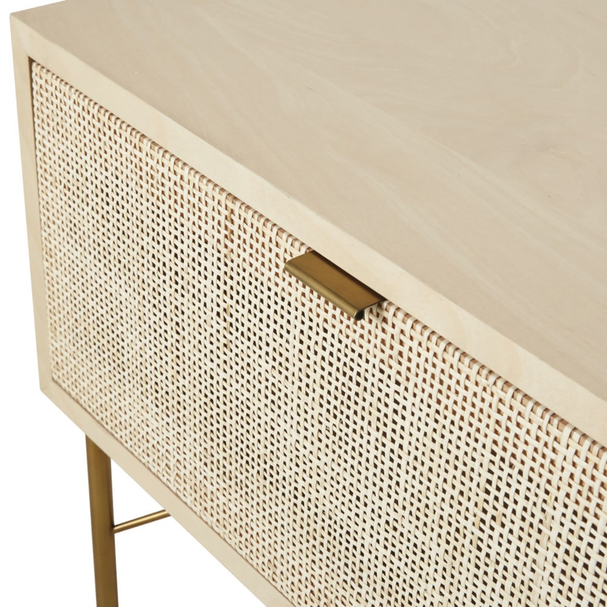 2-Door Woven Rattan TV Unit Solstice – image 5