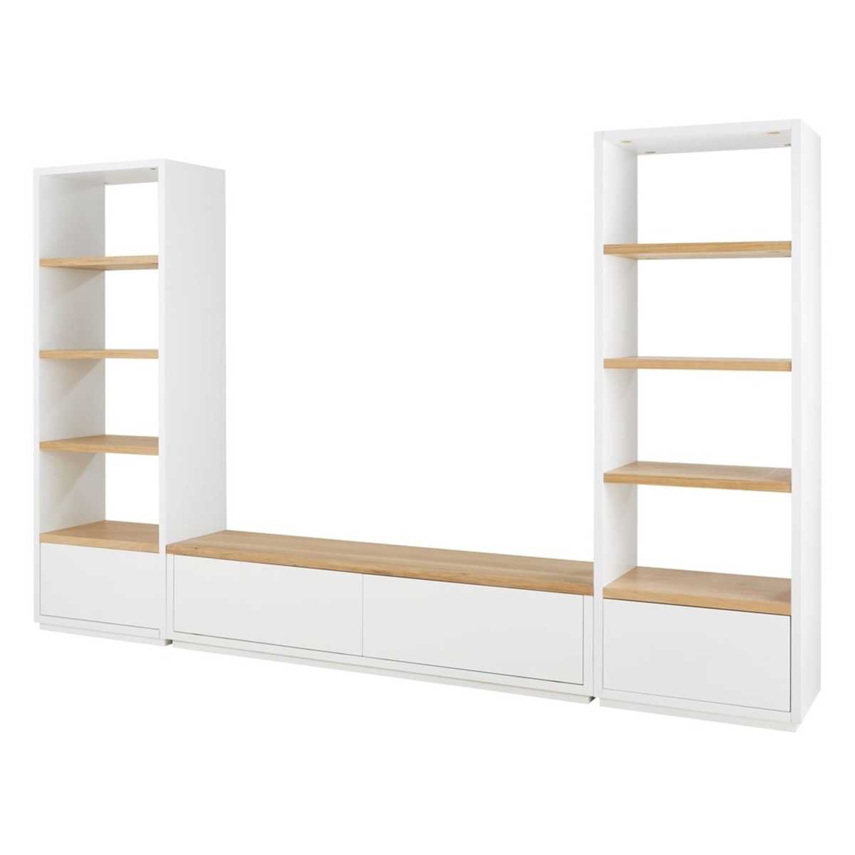 White 2-Door TV Unit W180 Austral – image 3