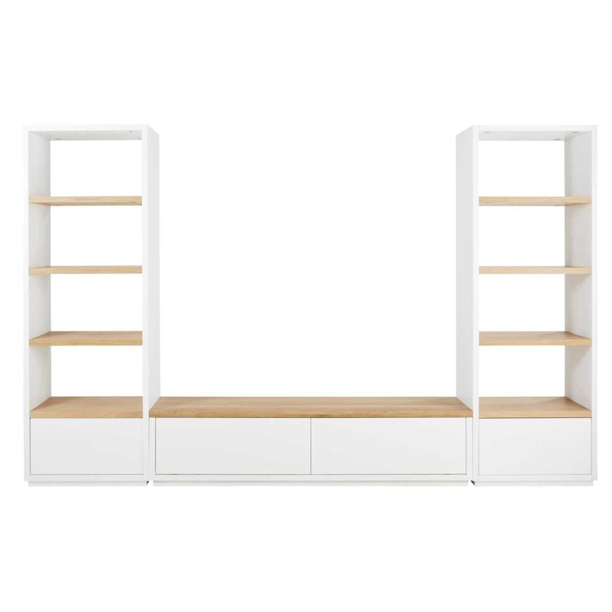 White 2-Door TV Unit W180 Austral – image 5