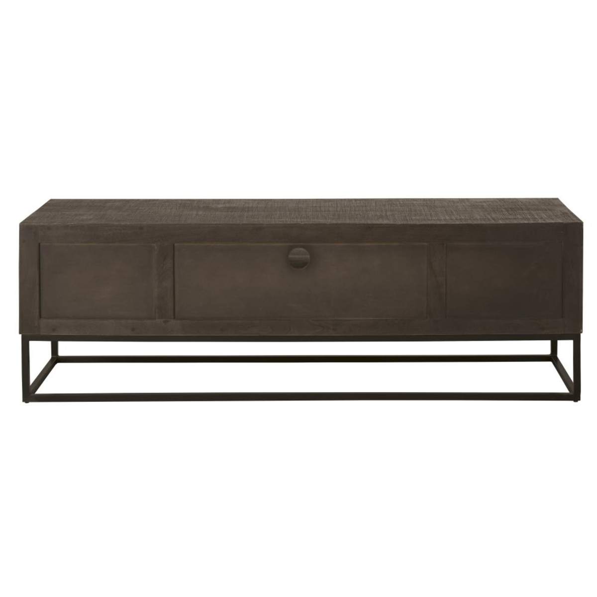 Solid Mango Wood 2-Door 1-Drawer TV Unit Lusaka – image 3