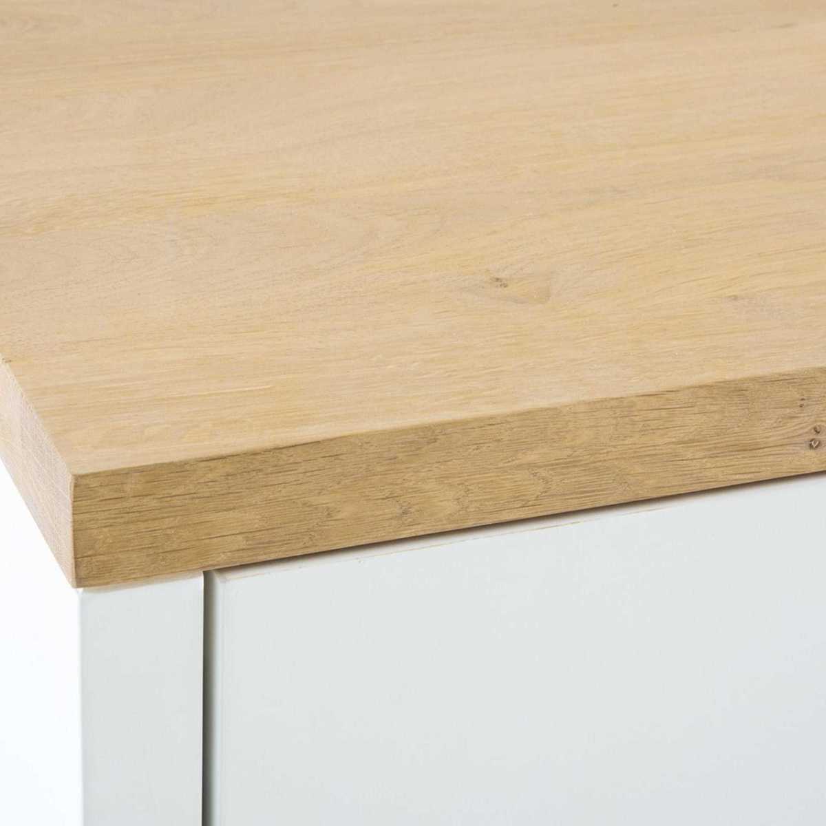 White 2-Door TV Cabinet W140 Austral – image 6