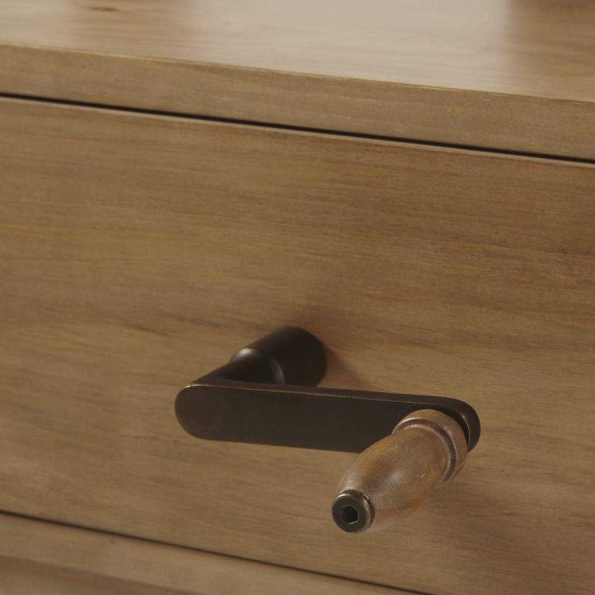 Solid Pine 1-Drawer Easel TV Unit Andy – image 8