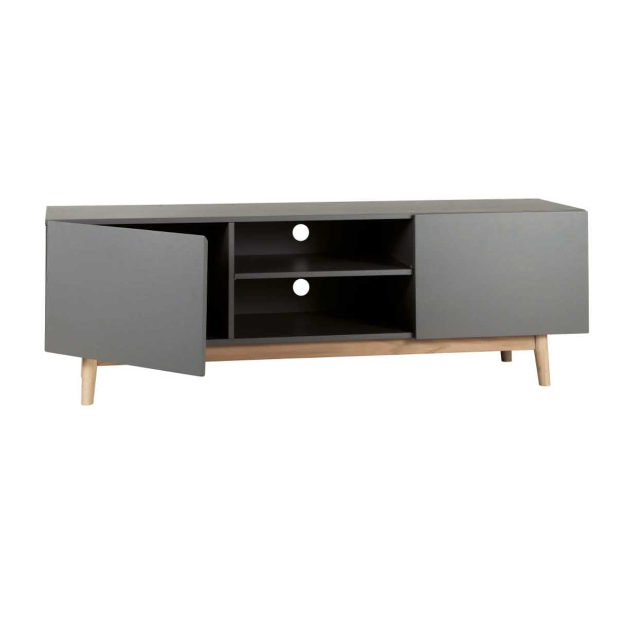 Scandinavian Grey TV Unit Artic – image 2