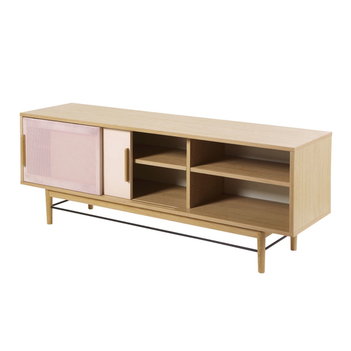 Pink-Beige 2-Door TV Unit Workshop – image 4