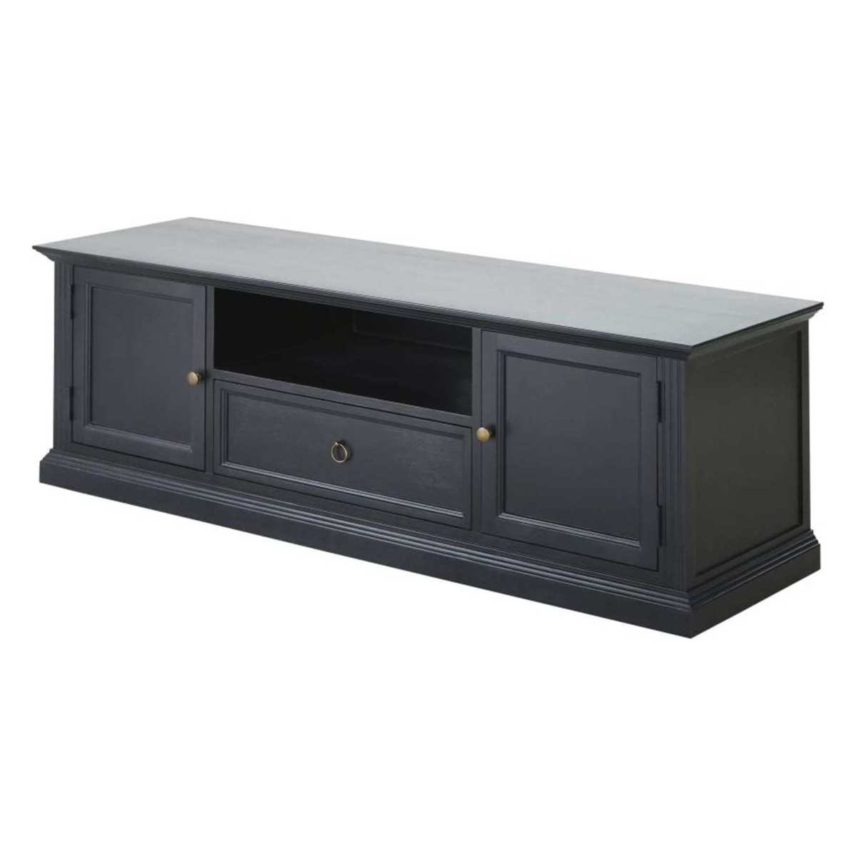Black 2-Door TV Unit Cambronne – image 2