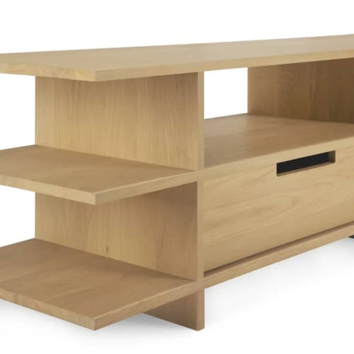 Kabuki TV unit natural wood / L 200 cm - 2 drawers - Ethnicraft – image 4