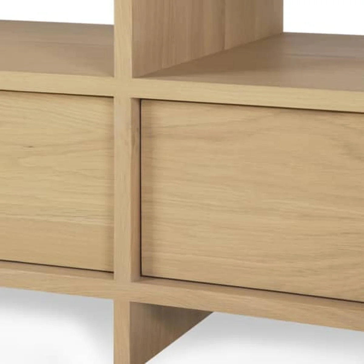 Kabuki TV unit natural wood / L 200 cm - 2 drawers - Ethnicraft – image 6