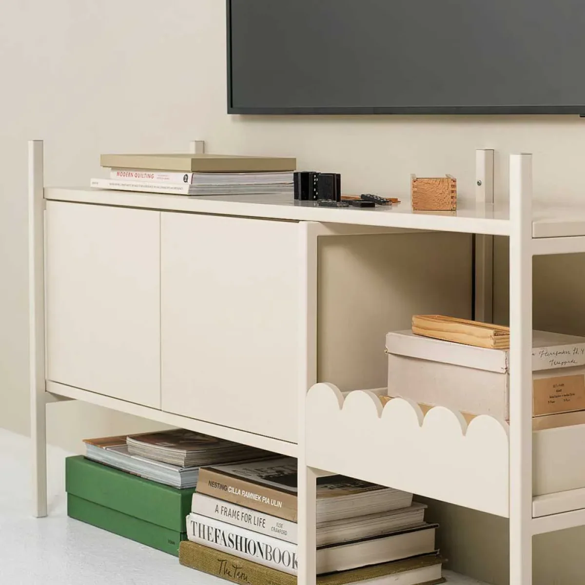 TÔNN furniture Portal TV stand 123 cm - Off-white – image 2