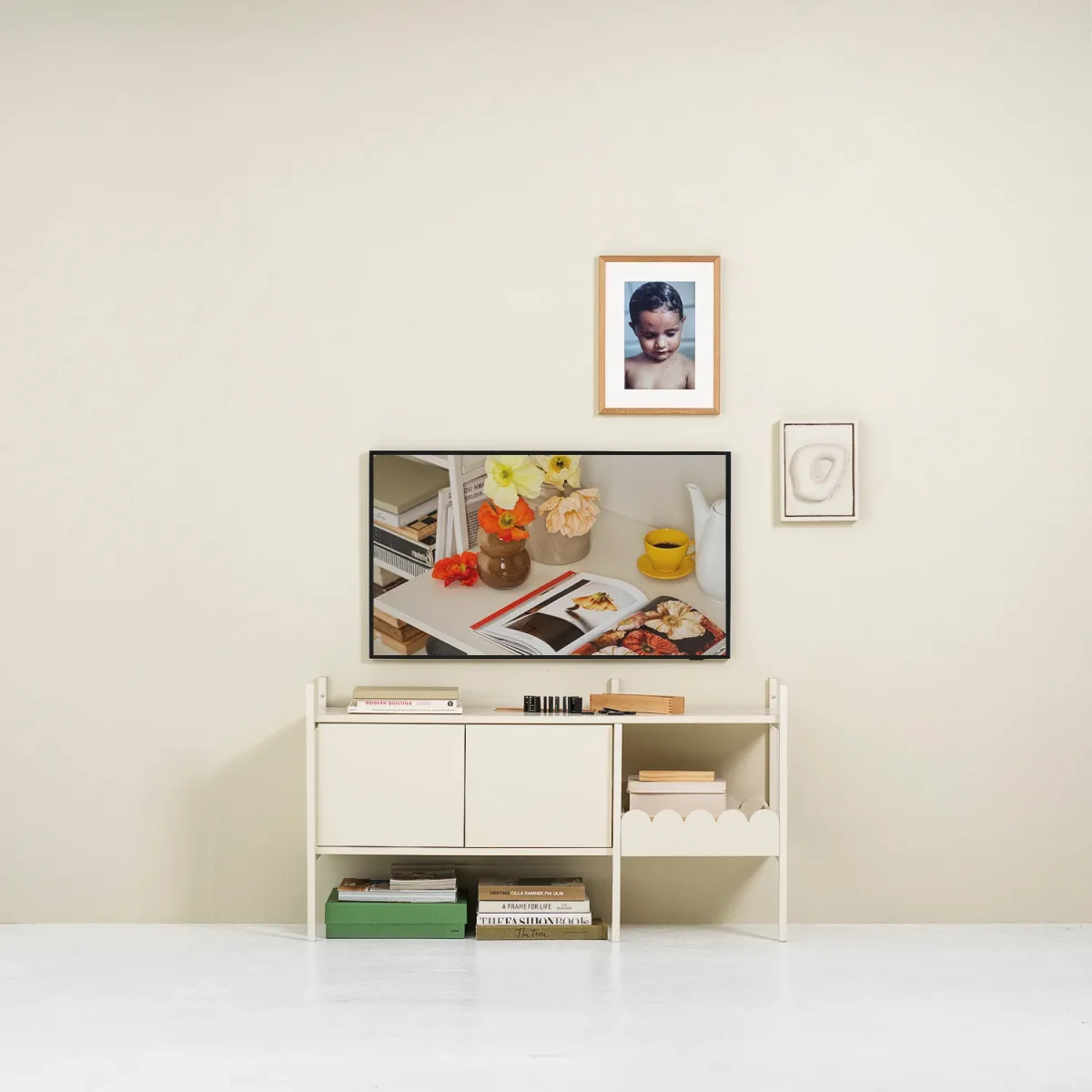 TÔNN furniture Portal TV stand 123 cm - Off-white – image 3