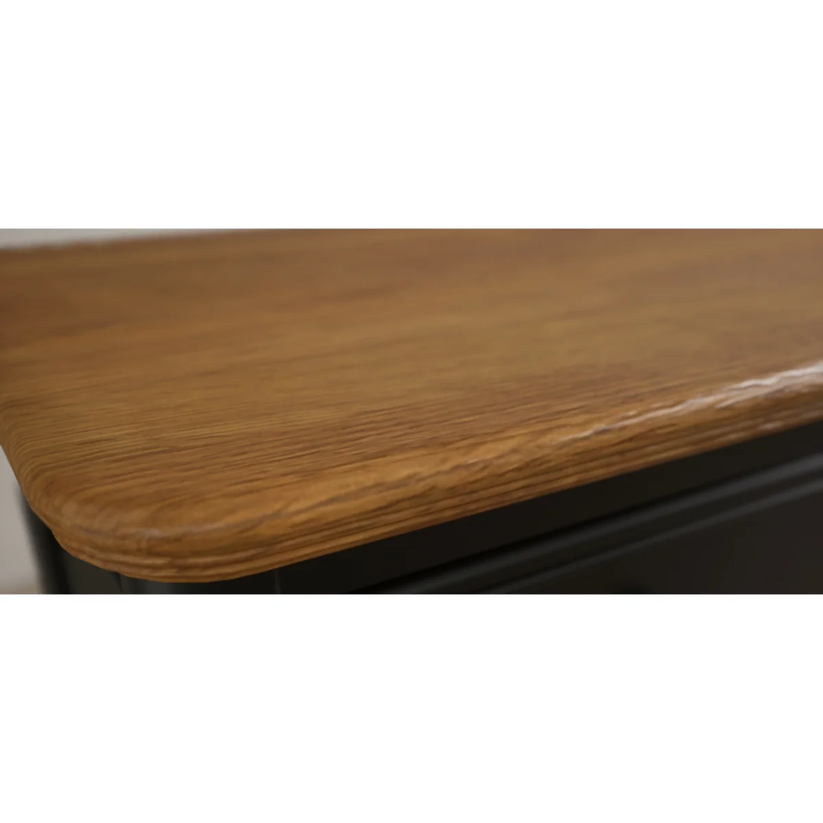 Chateau Noir Oak and Black Painted Corner TV Cabinet – image 9