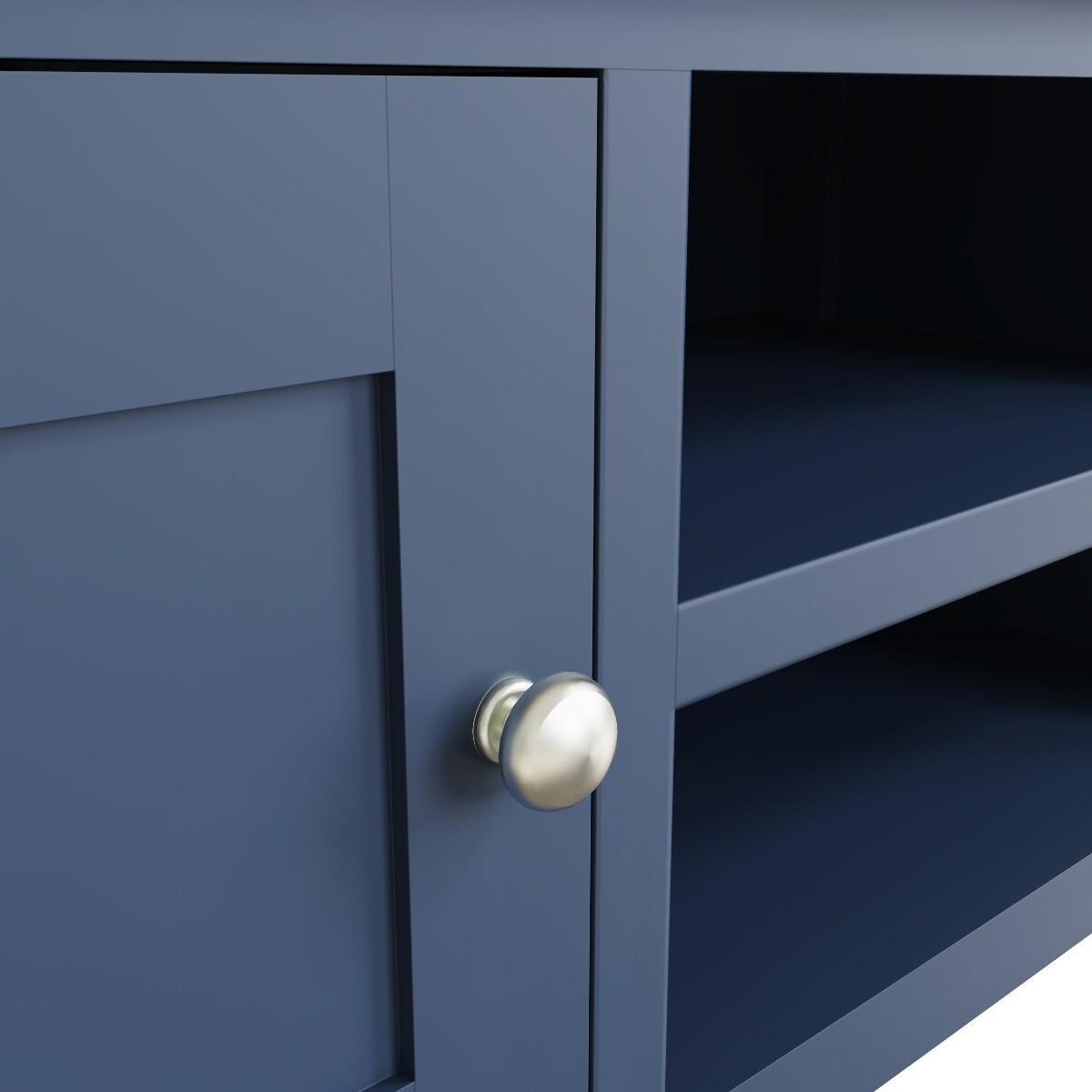 Cole Oak and Blue TV Unit – image 6