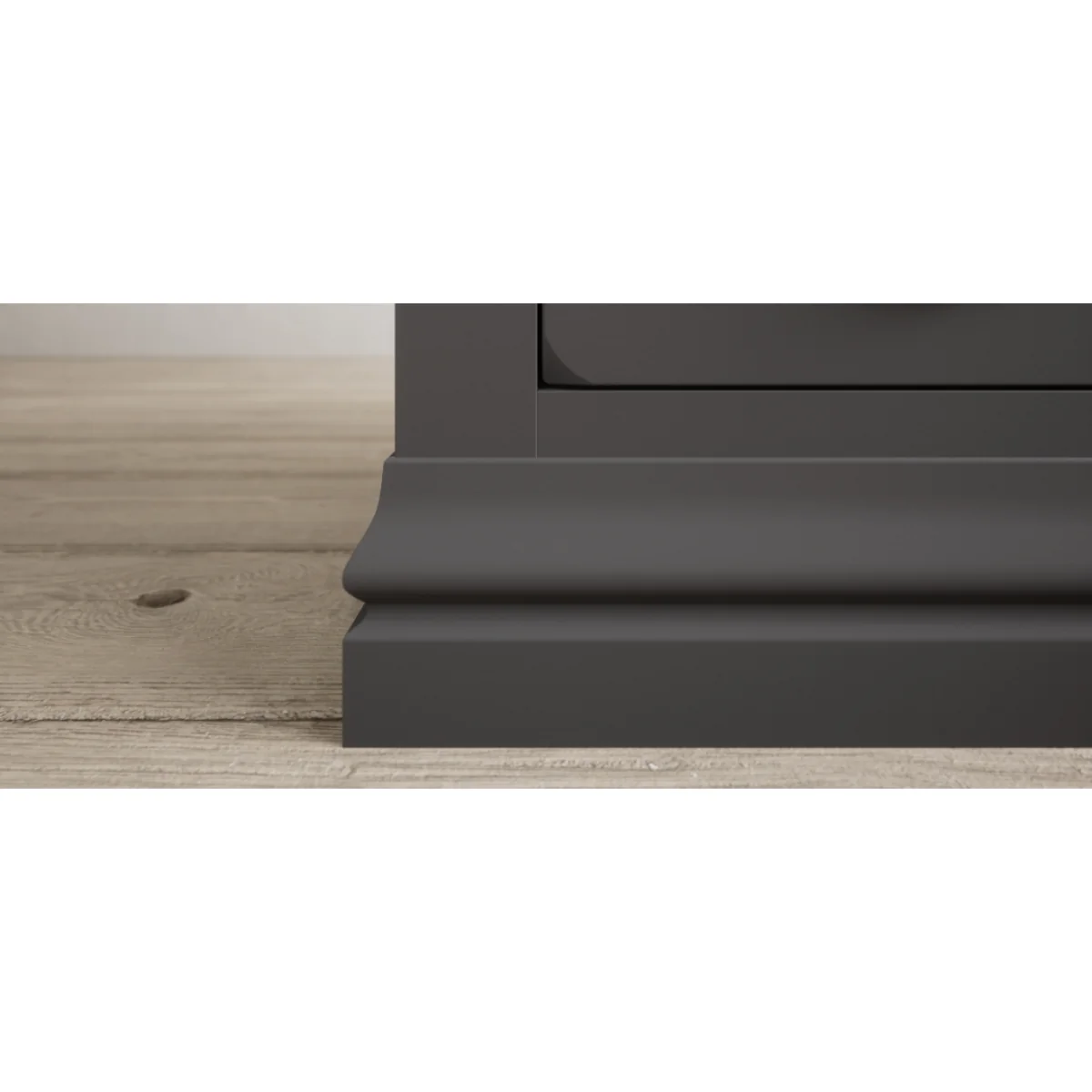 Charwood Oak and Charcoal Painted Corner TV Unit – image 7