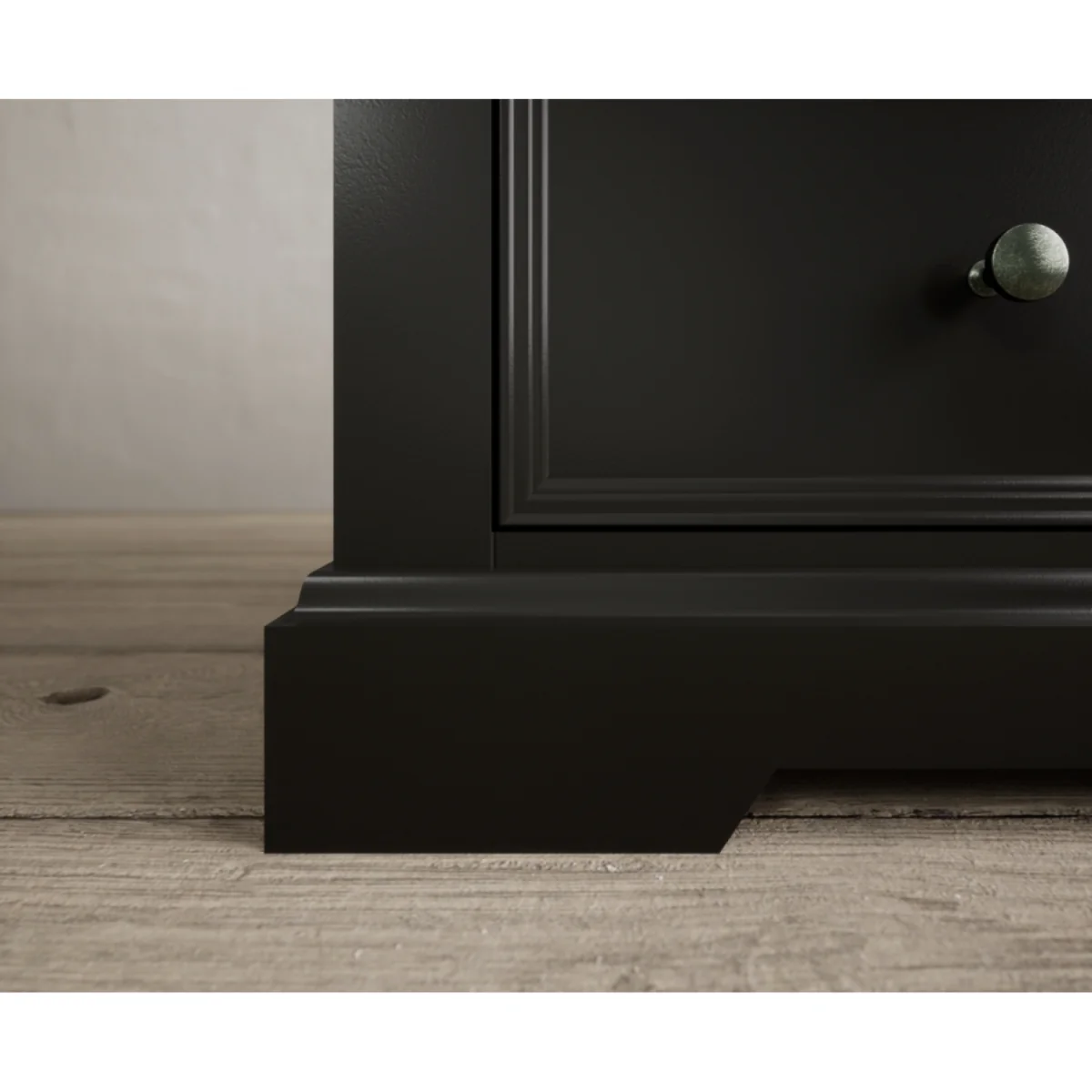 Charlton Oak and Black Painted Corner TV Cabinet – image 7