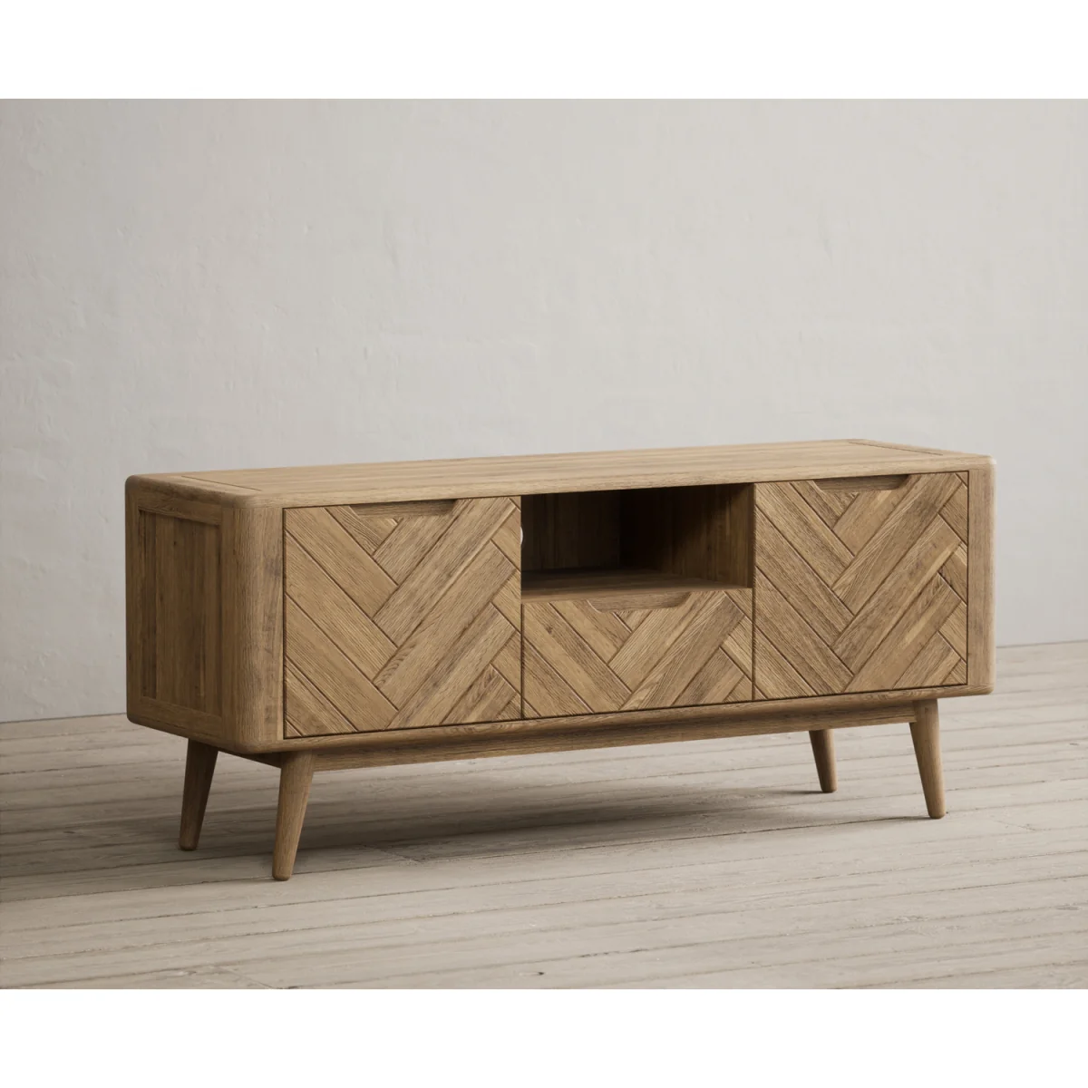 Parven Solid Oak Large TV Cabinet – image 4