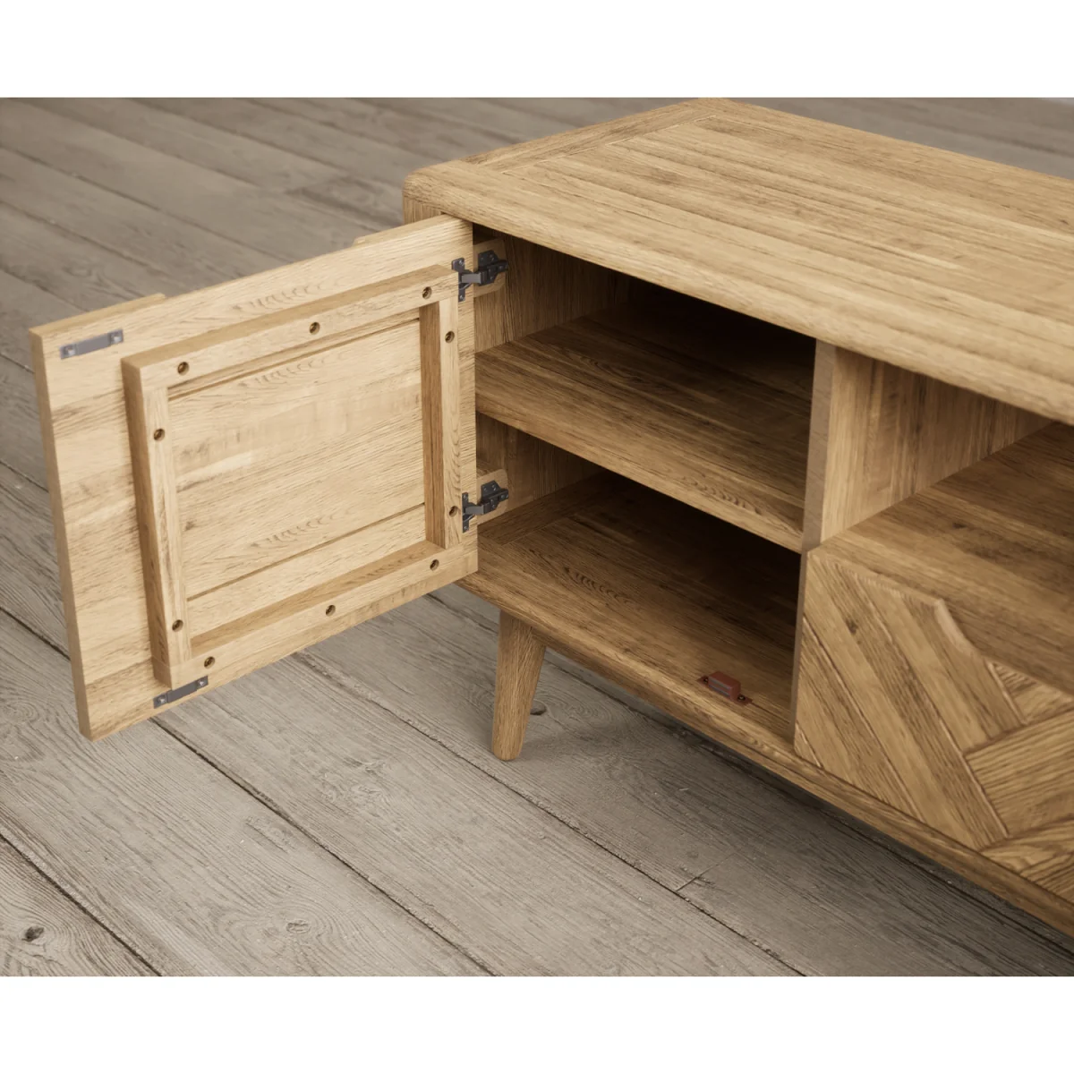 Parven Solid Oak Large TV Cabinet – image 5