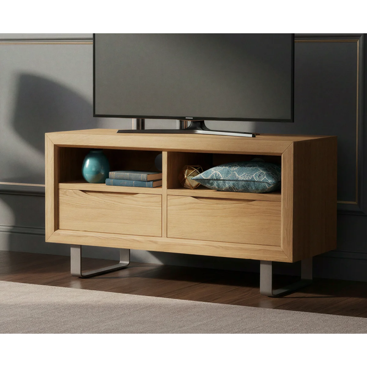 Parker Solid Oak Small TV Cabinet – image 3