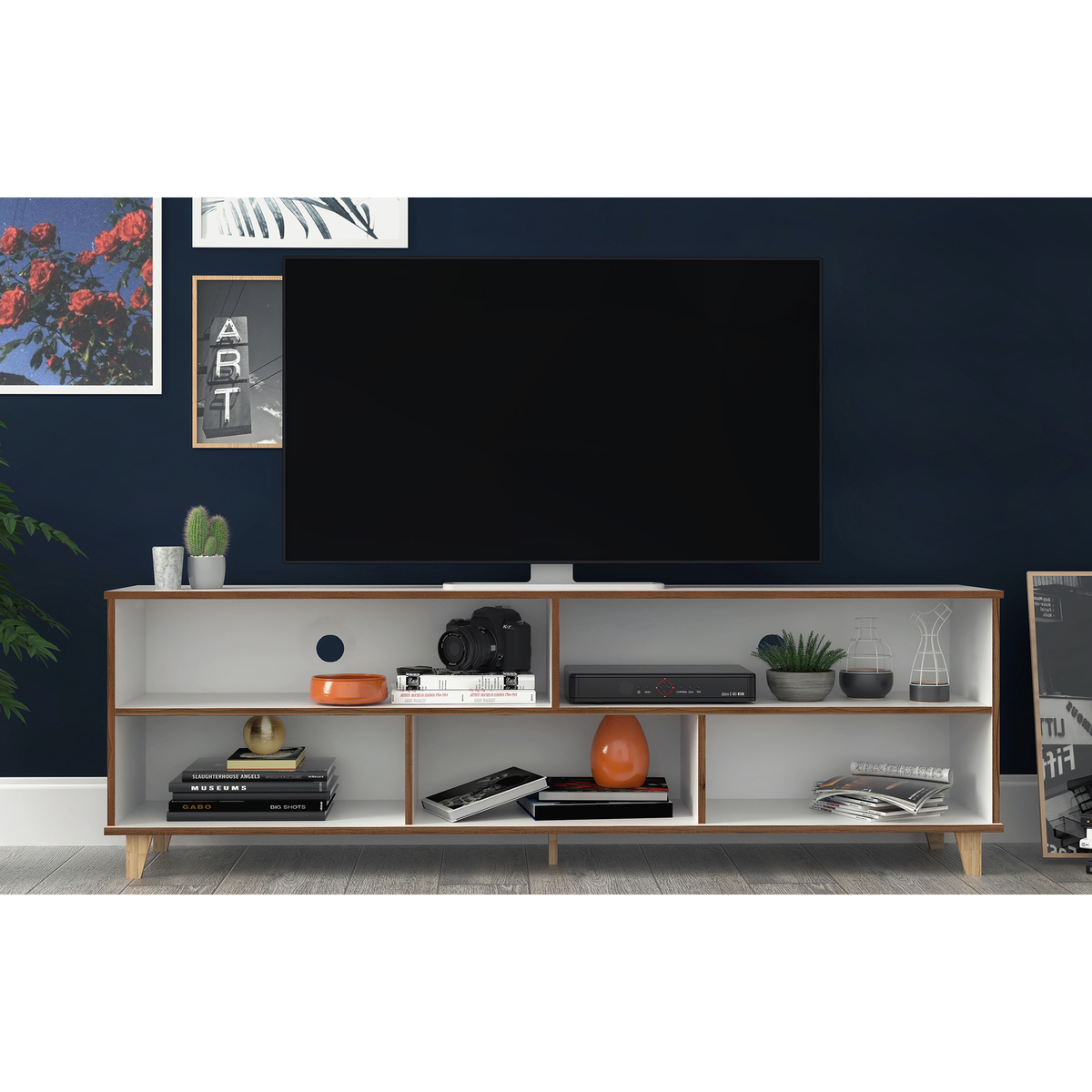 Oslo White TV Unit - 180cm – image 2