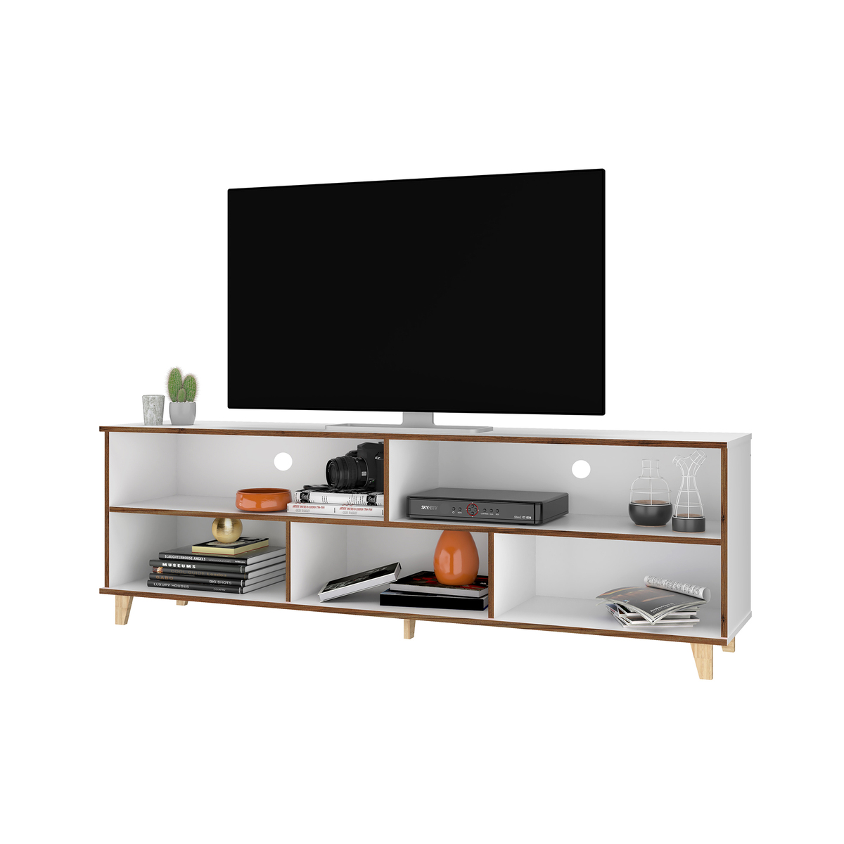 Oslo White TV Unit - 180cm – image 3