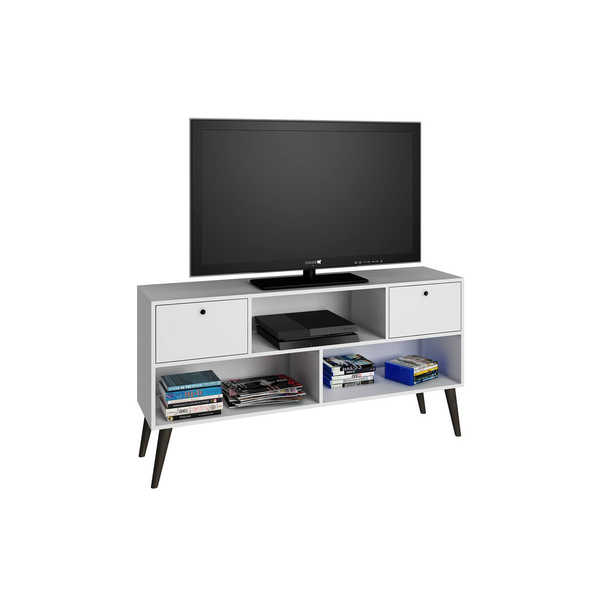 Savannah White TV Unit - 135cm – image 3