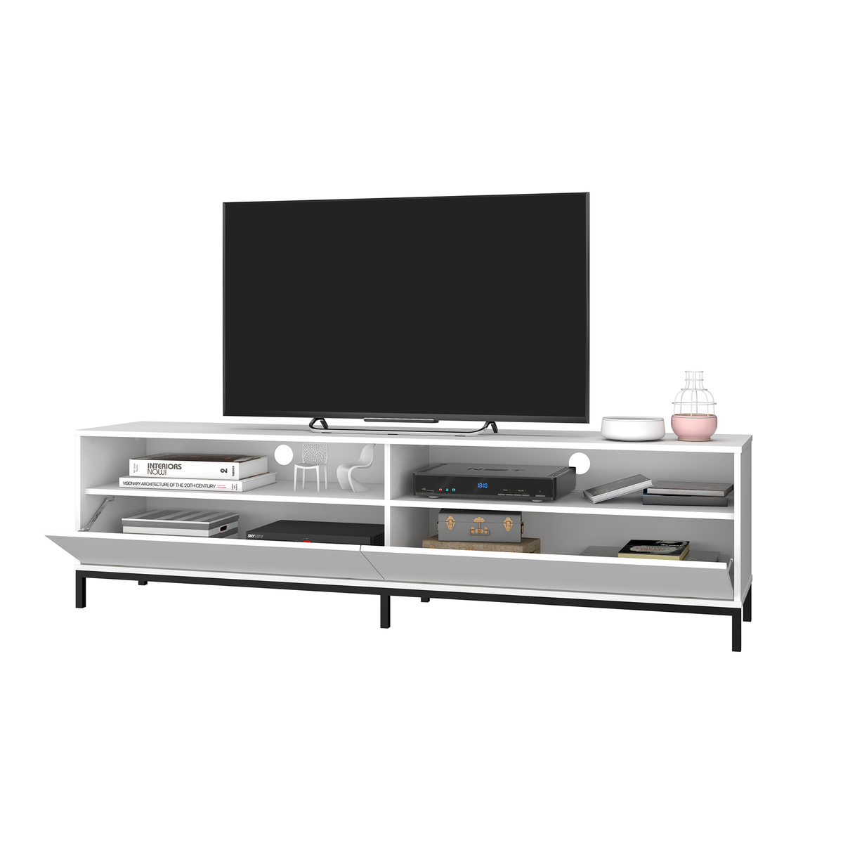 Vola White TV Unit - 180cm – image 2
