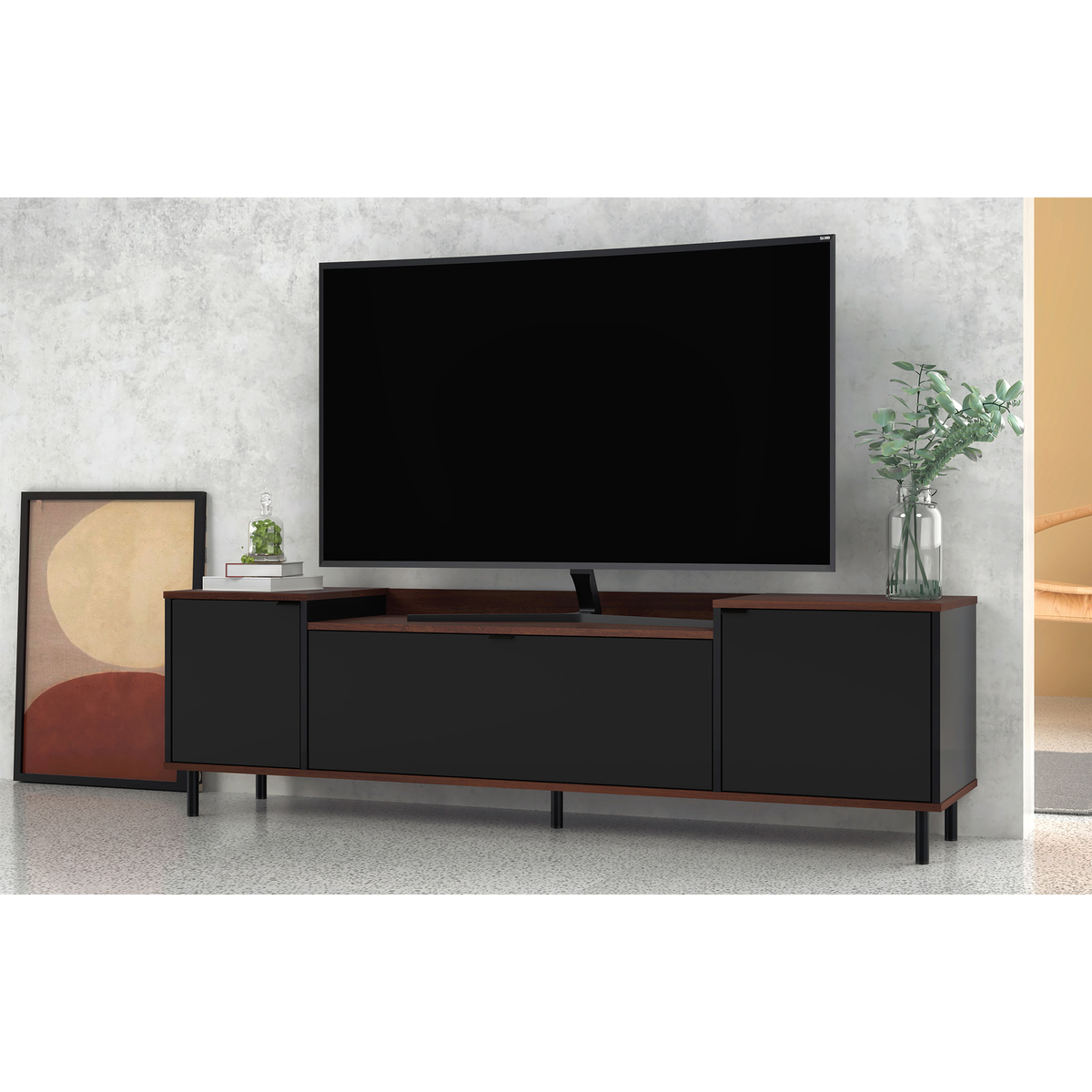 Brooklyn Black TV Unit - 170cm – image 2