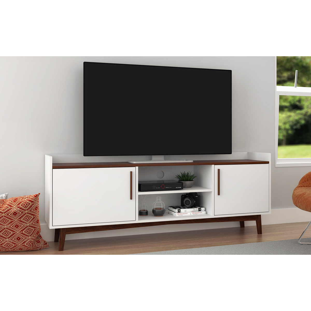 Nova White TV Unit - 150cm – image 2