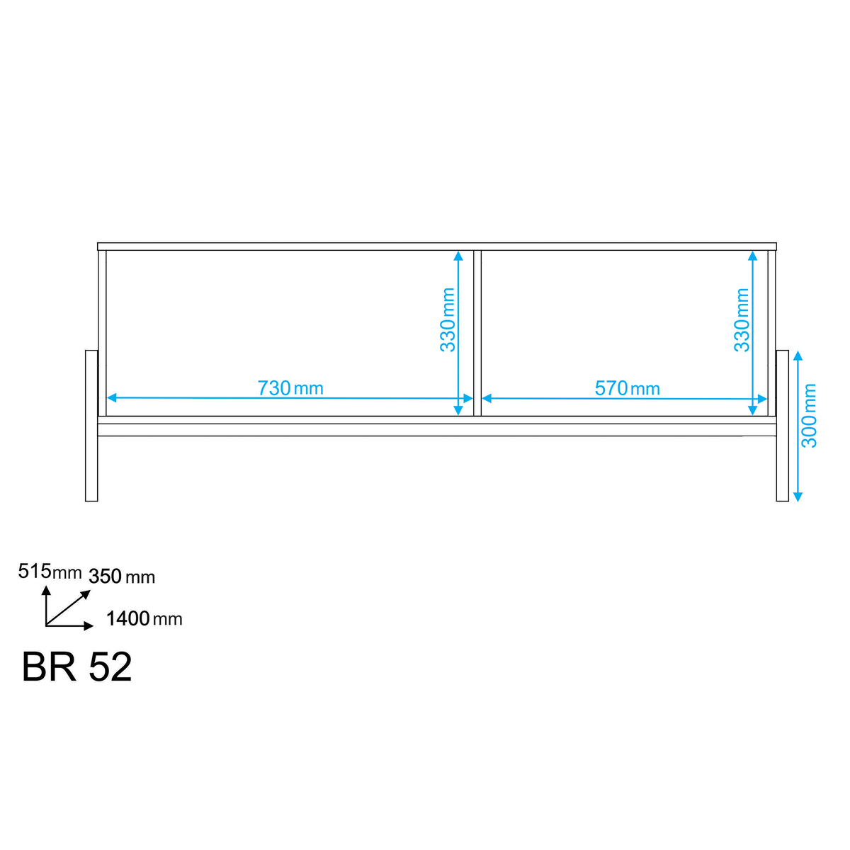 Phoenix White TV Unit - 140cm – image 4