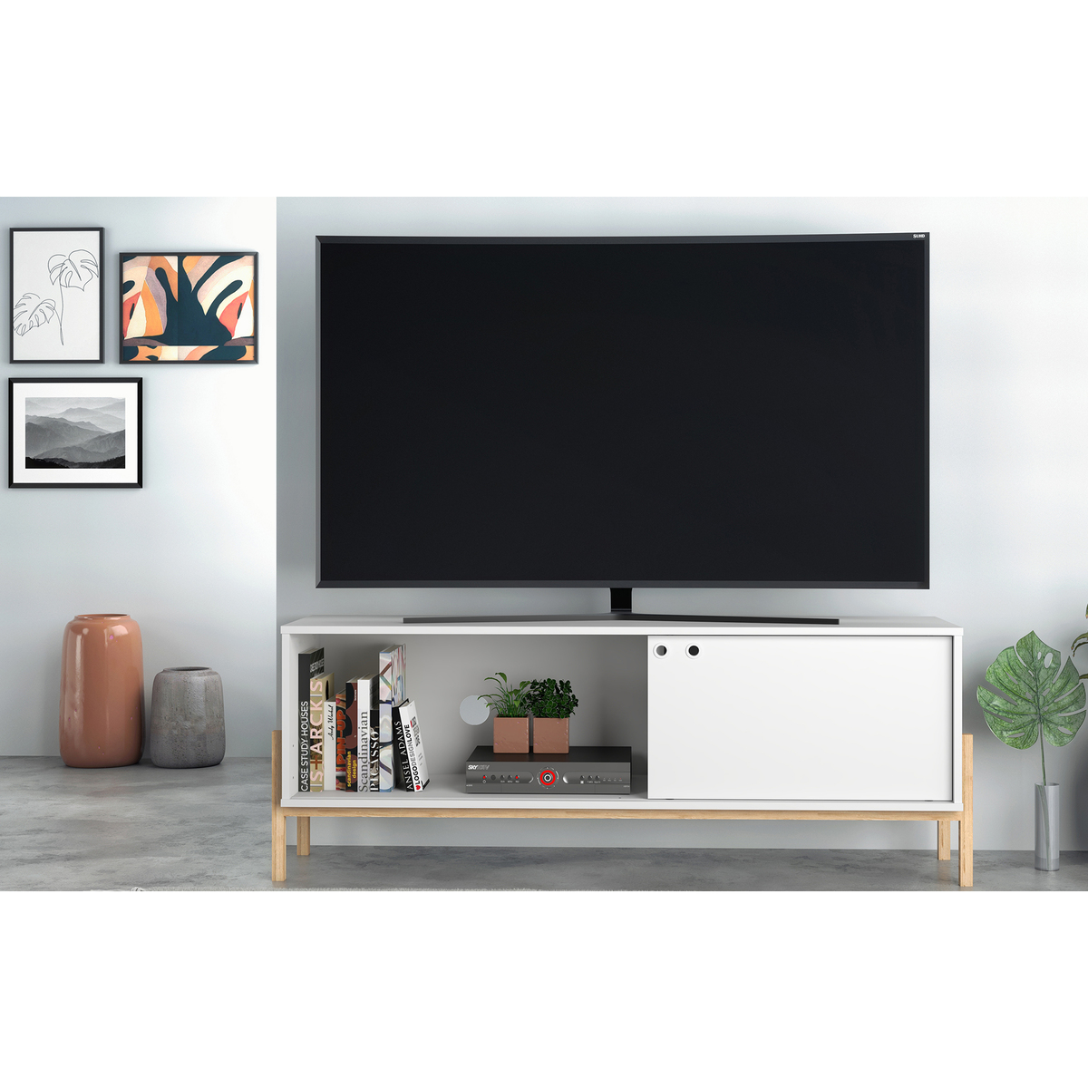 Phoenix White TV Unit - 140cm – image 5