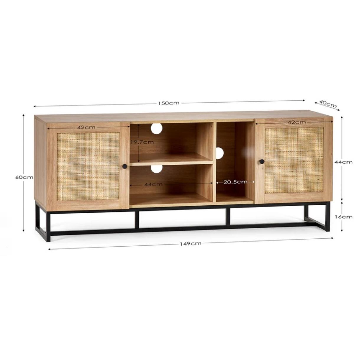 Julian Bowen Padstow TV Unit - Oak – image 11