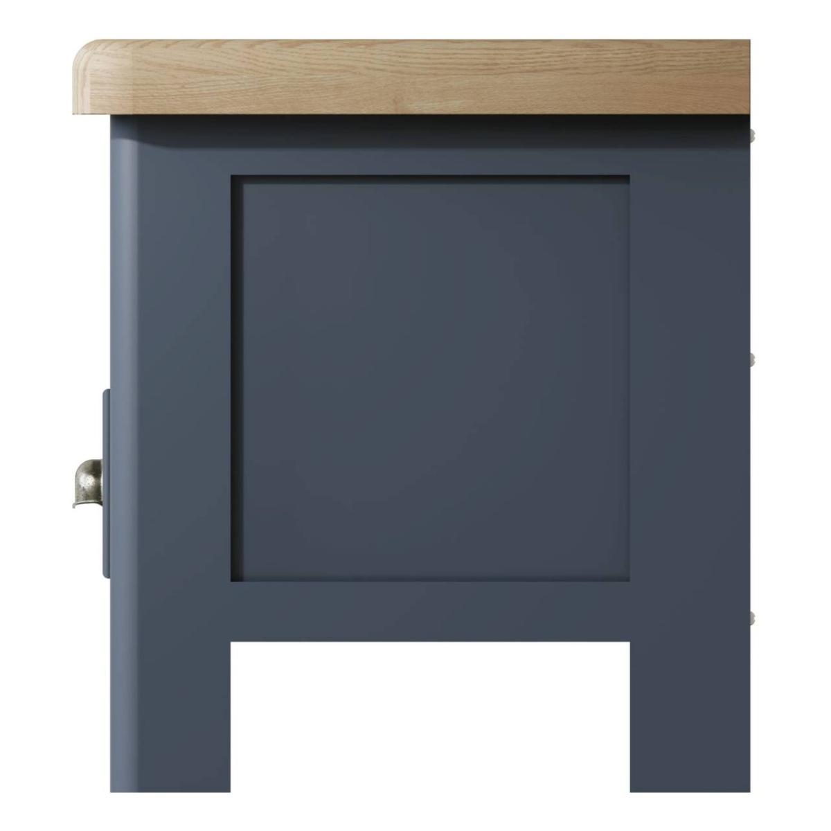 Downtown Hexham Painted Blue Standard TV Unit – image 5