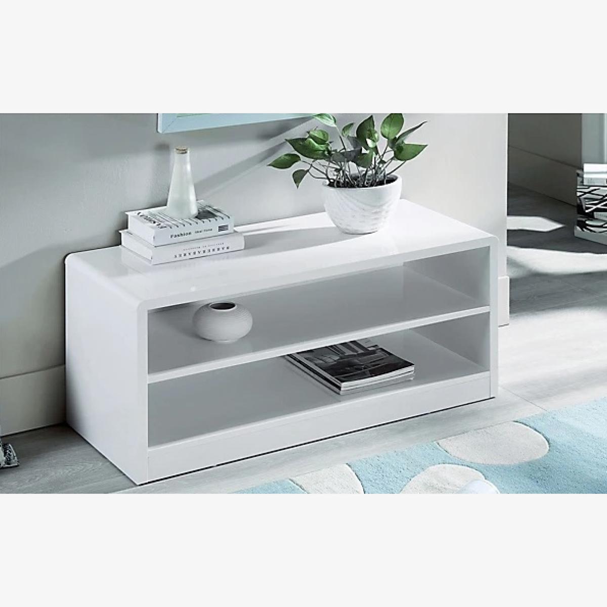 Julian Bowen Manhattan Compact TV Unit In White – image 1