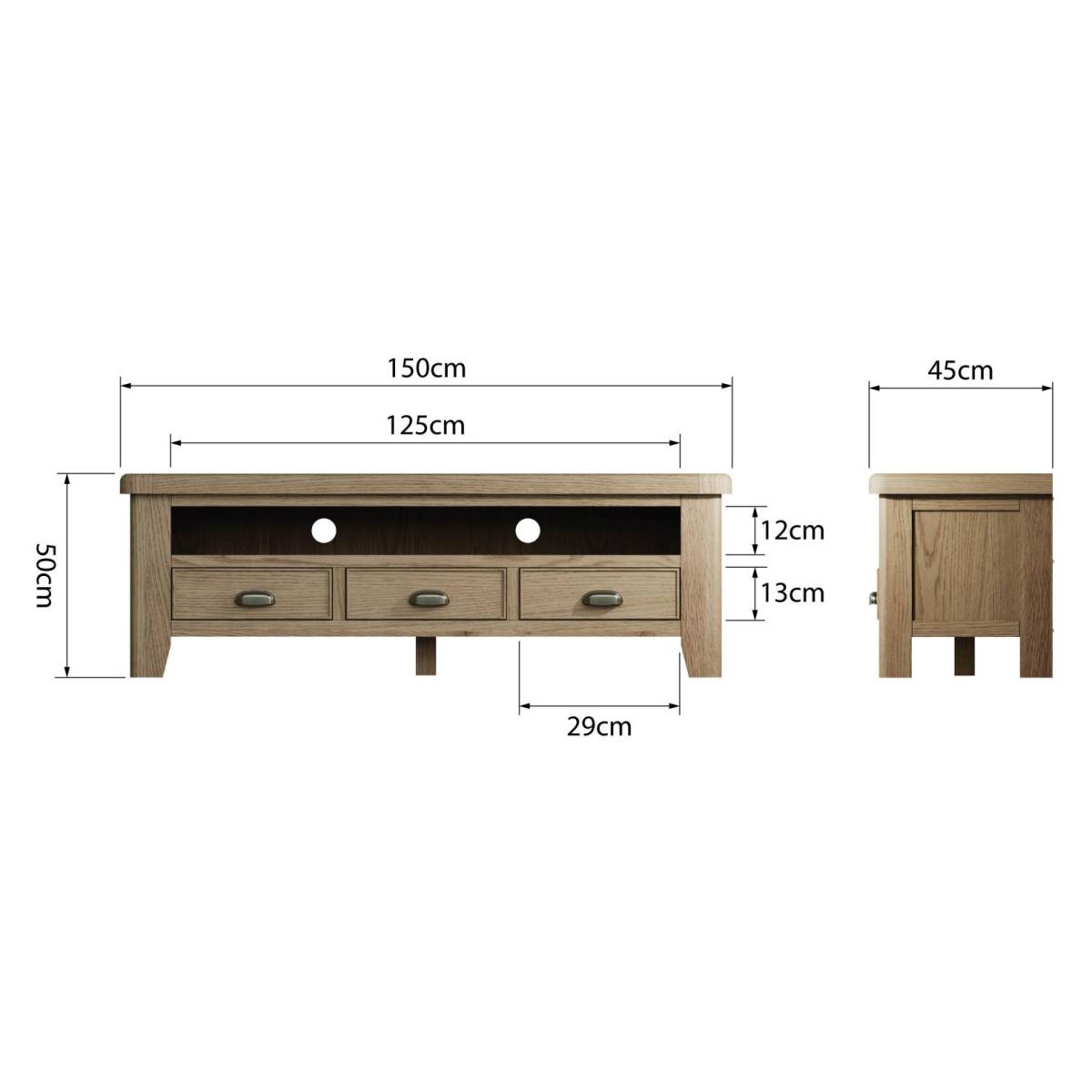 Hexham Large TV Unit – image 9