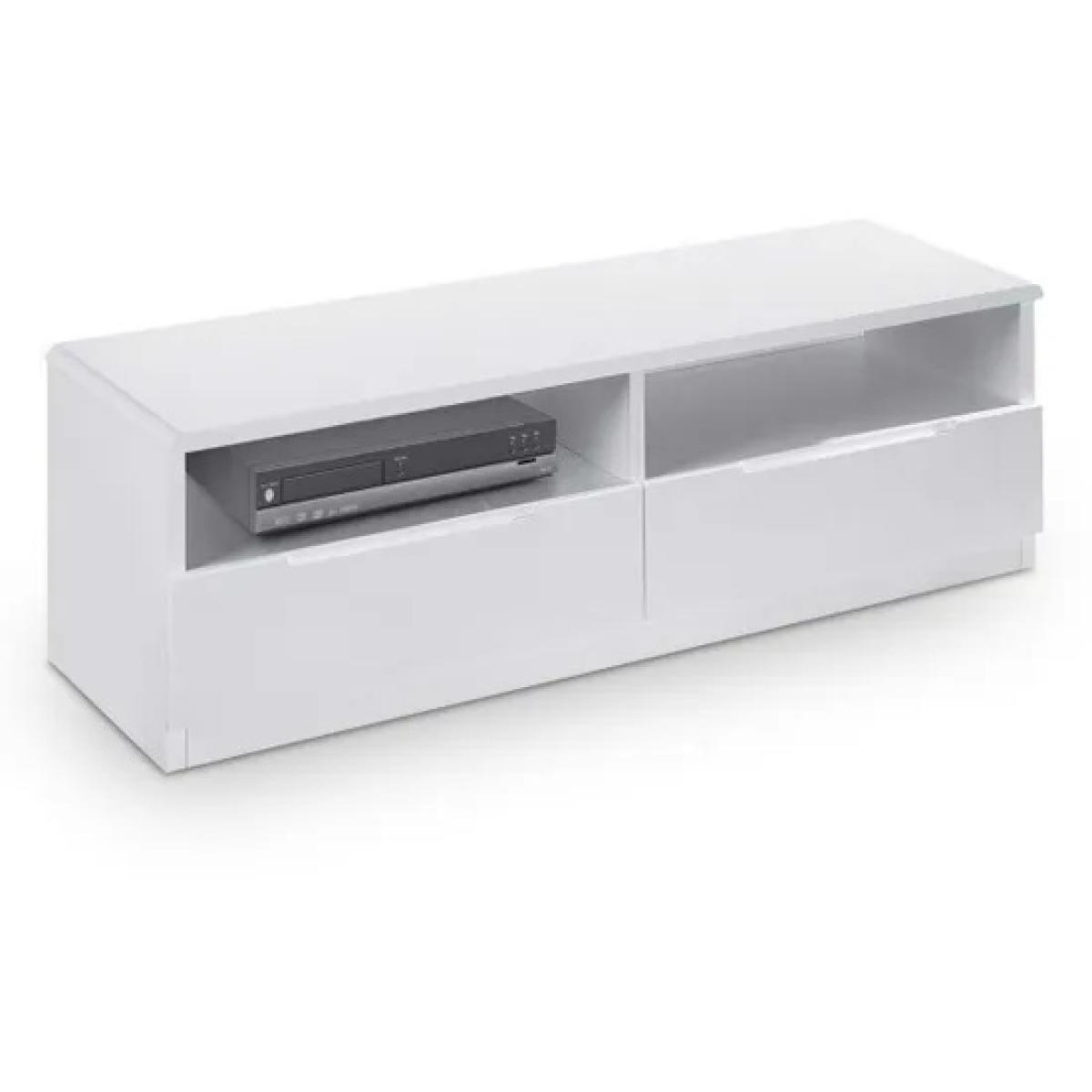 Julian Bowen Manhattan 2 Drawer Media Unit In White – image 2