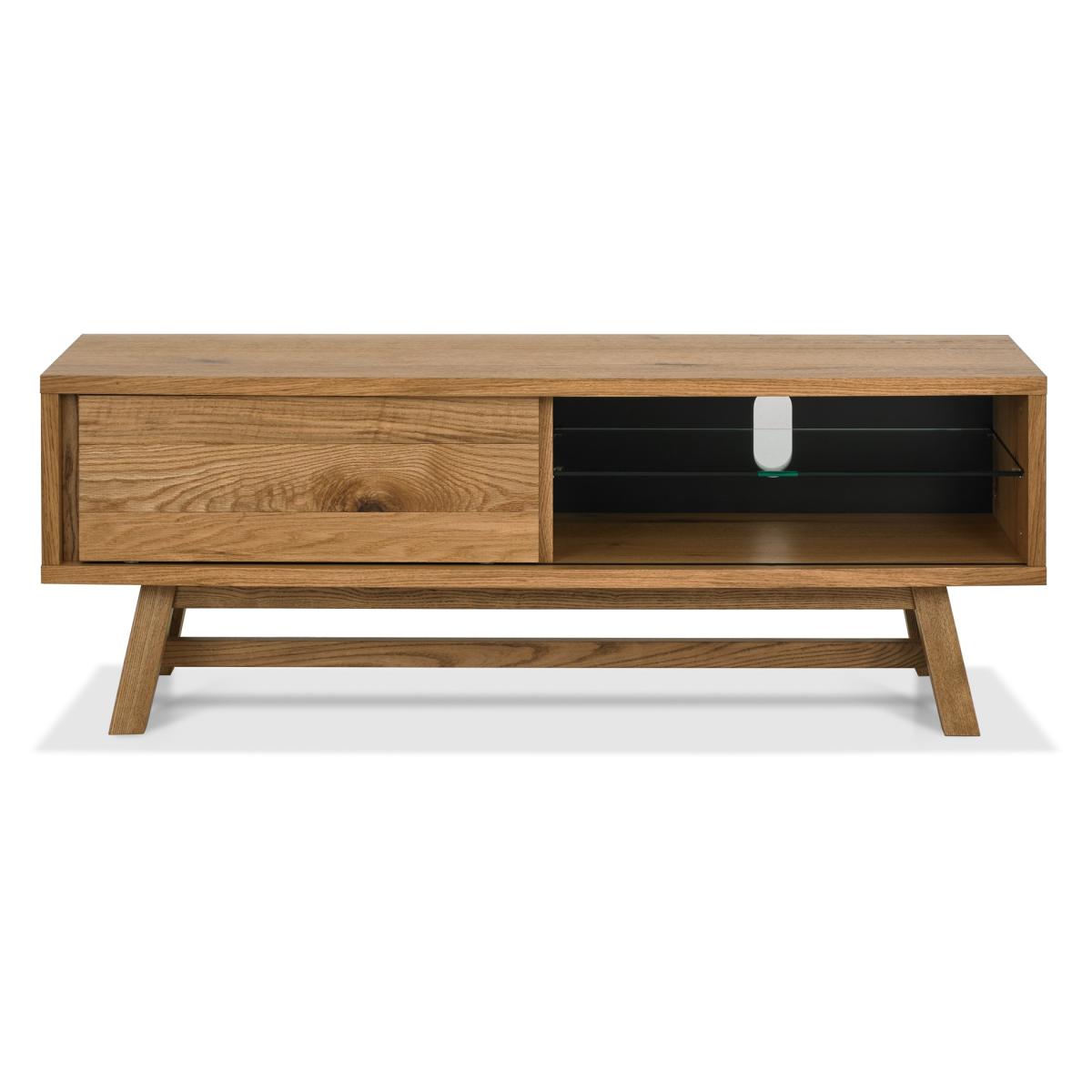 Brandon Rustic Oak Entertainment Unit – image 2