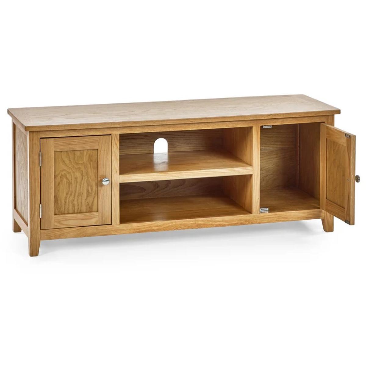 Julian Bowen Mallory Widescreen TV Unit In LightWood – image 7