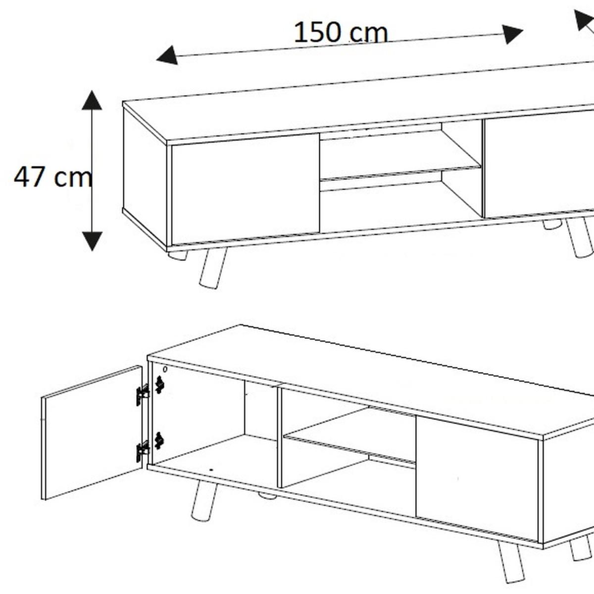 Pronto TV Unit - Yellow – image 2