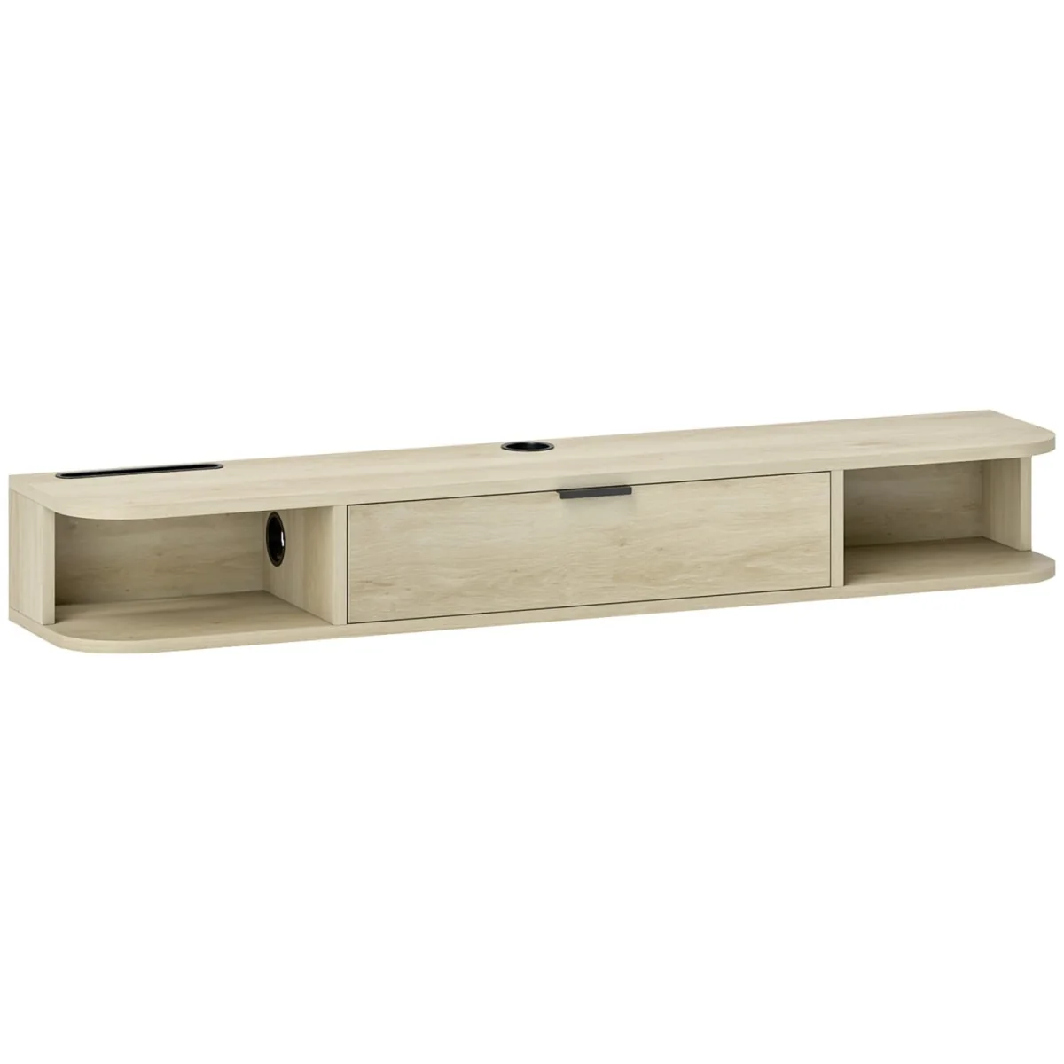 Avalani 120cm Natural Finish Floating TV Unit - Fits Up to 50-inch Screens – image 2