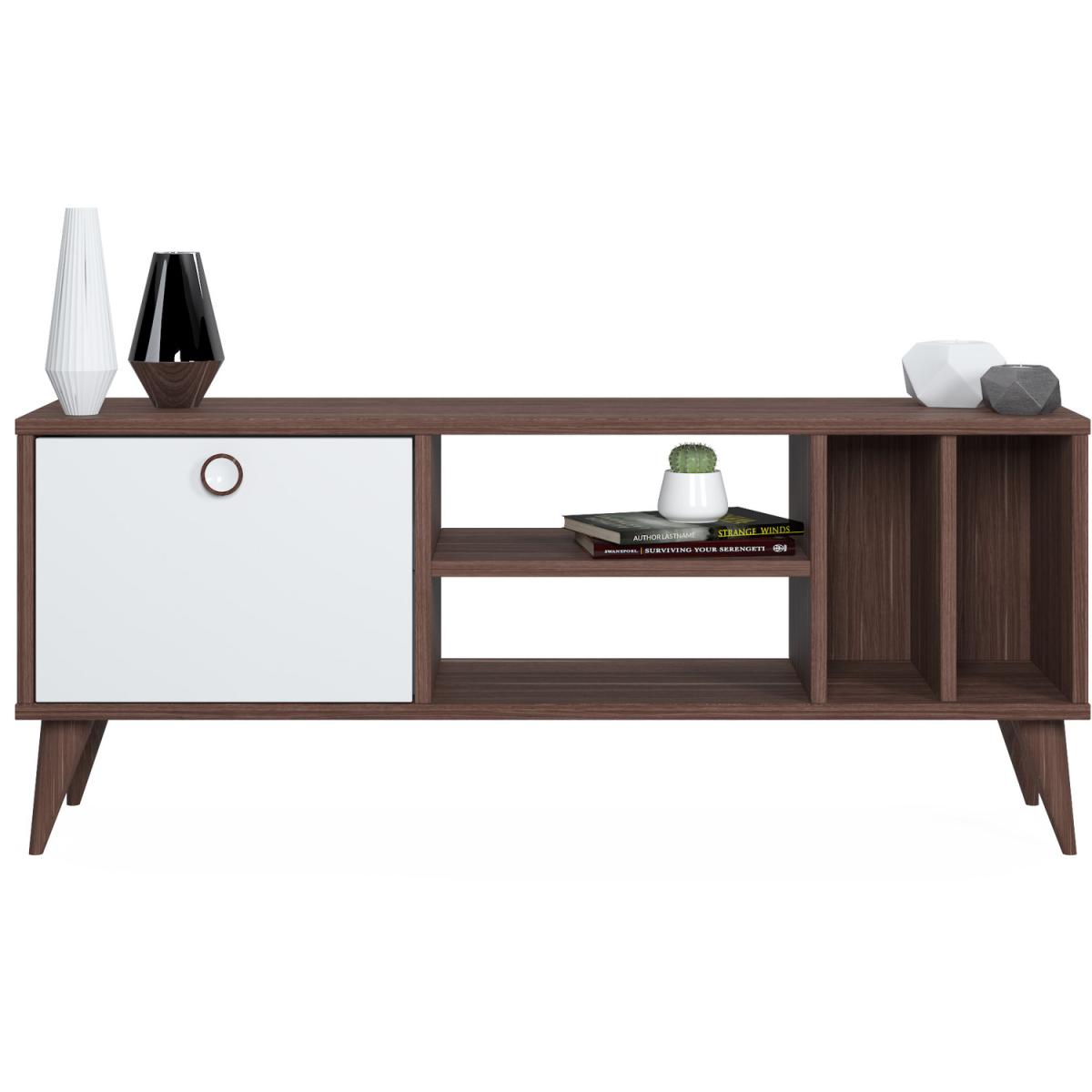 Santa TV Stand for TVs up to 47" by Ruumstore - Victoria Walnut – image 3