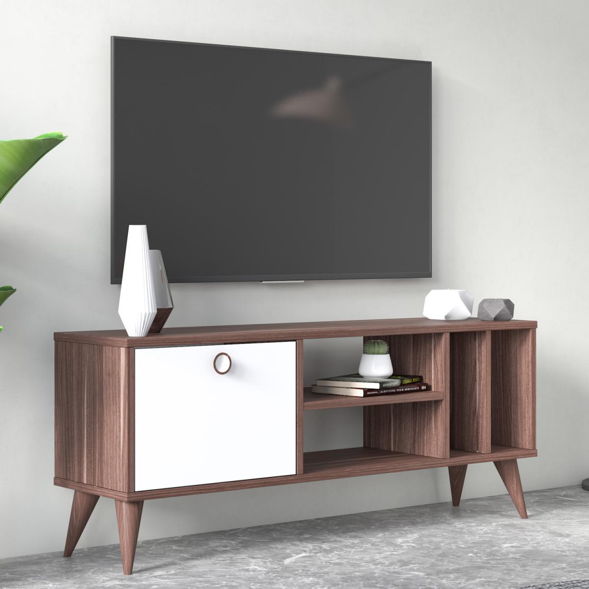 Santa TV Stand for TVs up to 47" by Ruumstore - Victoria Walnut – image 4