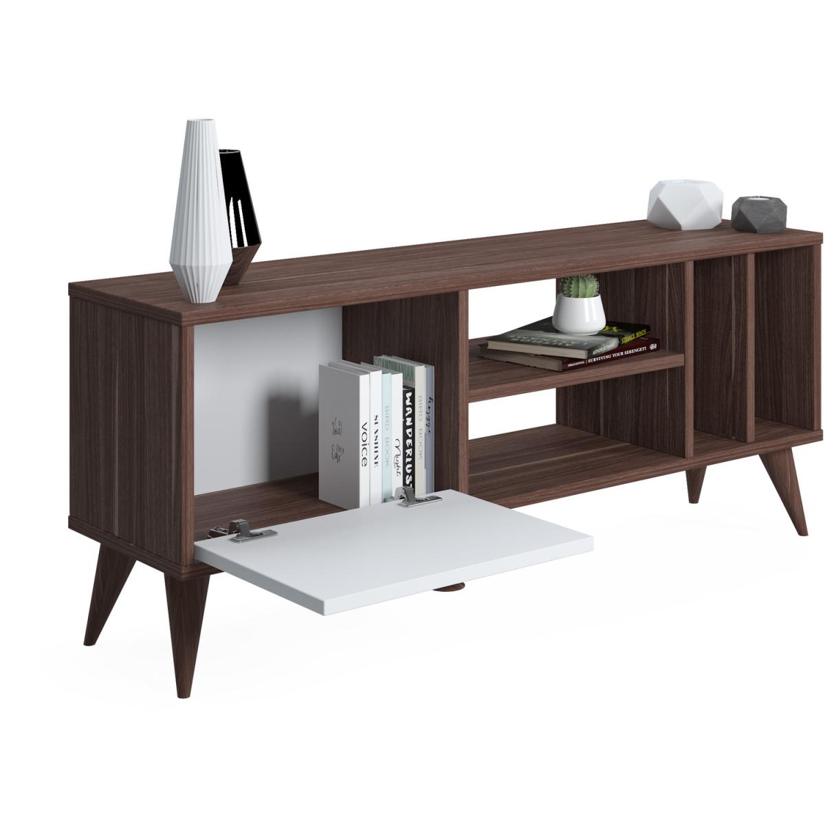 Santa TV Stand for TVs up to 47" by Ruumstore - Victoria Walnut – image 6