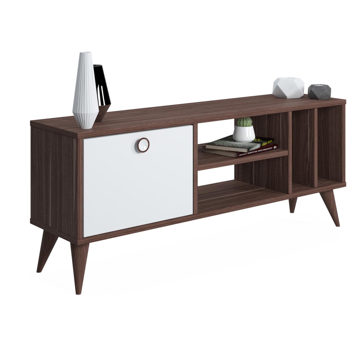 Santa TV Stand for TVs up to 47" by Ruumstore - Victoria Walnut – image 7