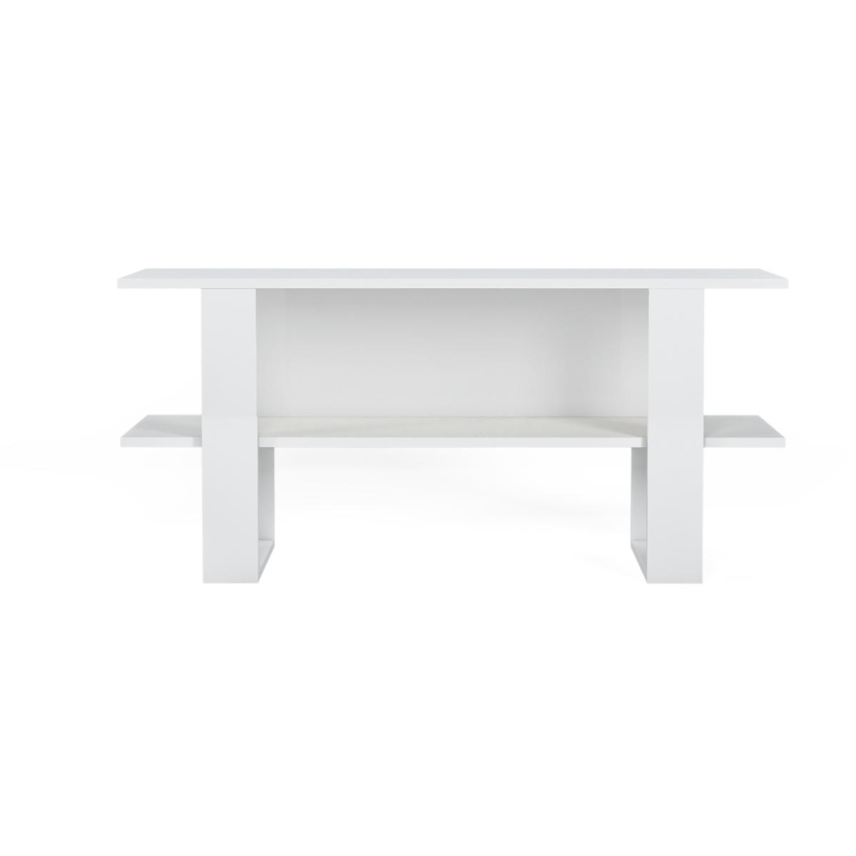 Corneila TV Stand - White - White – image 3