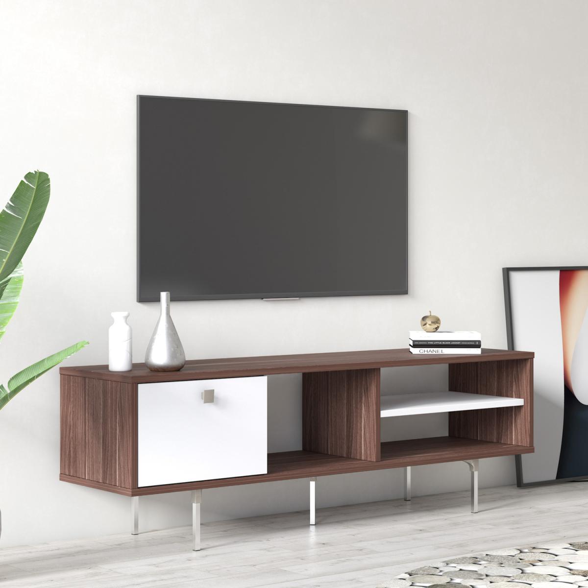 Mika TV Stand for TVs up to 55" by Ruumstore - Victoria Walnut – image 2