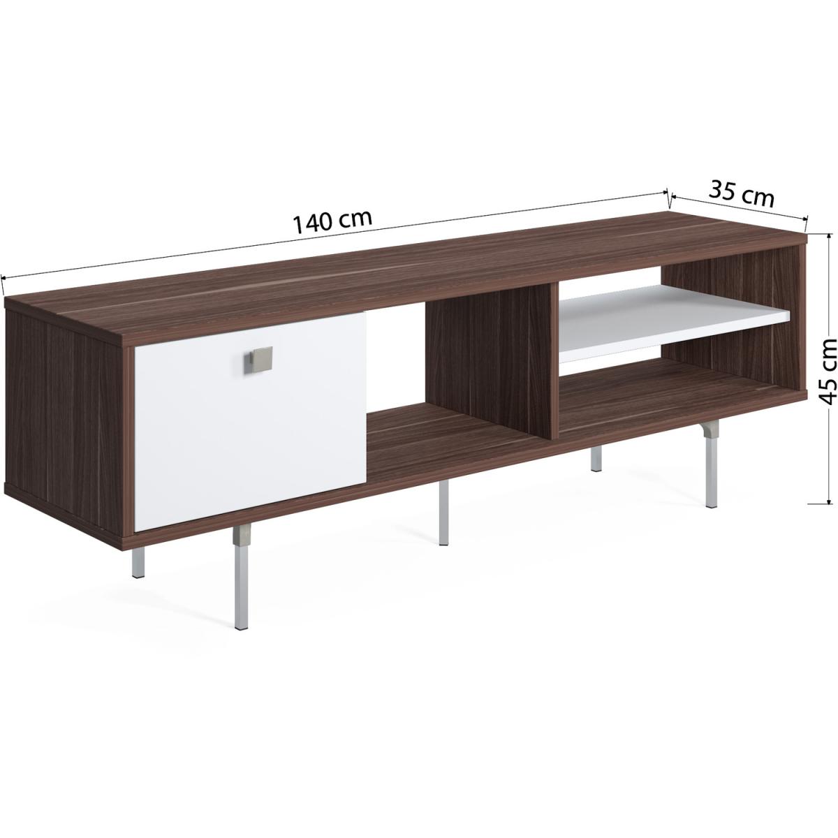 Mika TV Stand for TVs up to 55" by Ruumstore - Victoria Walnut – image 5