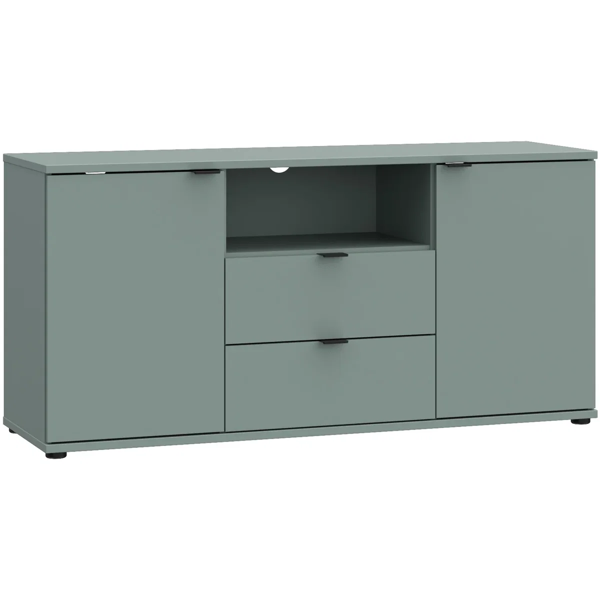 Ganymede TV Unit with Open Shelf, 2 Drawers & 2 Doors - Terracotta – image 17