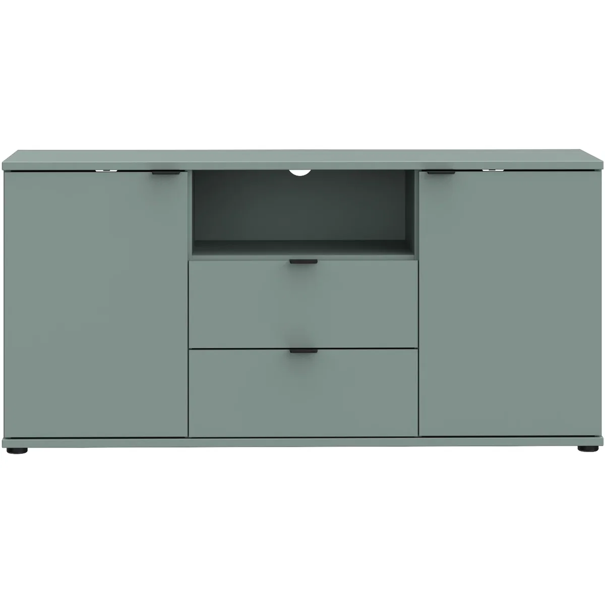 Ganymede TV Unit with Open Shelf, 2 Drawers & 2 Doors - Terracotta – image 18