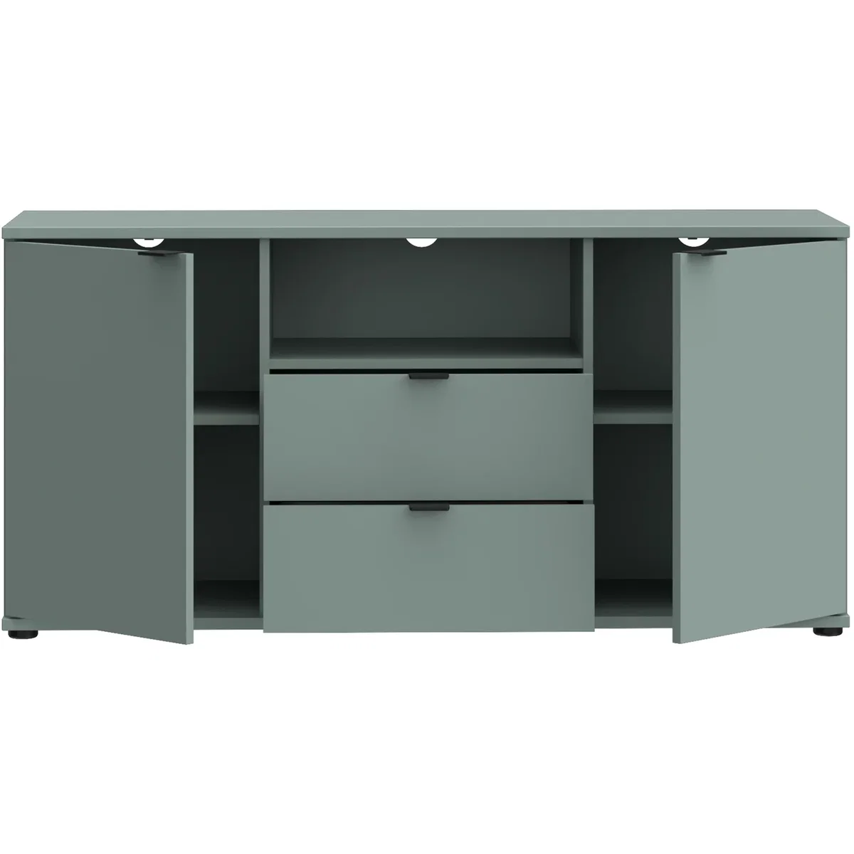 Ganymede TV Unit with Open Shelf, 2 Drawers & 2 Doors - Terracotta – image 20