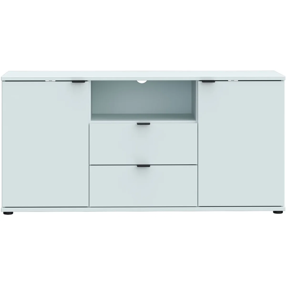 Ganymede TV Unit with Open Shelf, 2 Drawers & 2 Doors - Terracotta – image 5