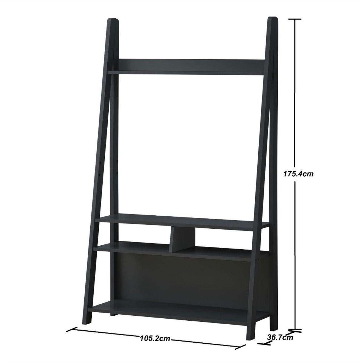 Riva Ladder TV Unit - Dark Grey – image 2
