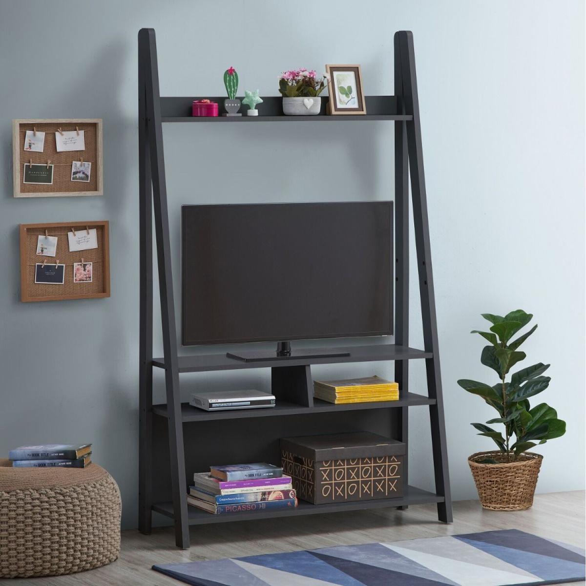 Riva Ladder TV Unit - Dark Grey – image 1